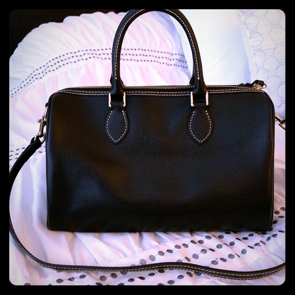 Dooney and Bourke Side Pocket Satchel - Picture 2 of 8